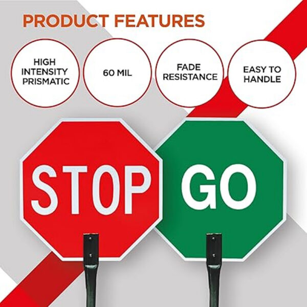 Stop Go Sign with Handle